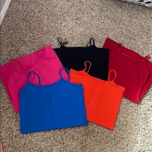 Set of 5 camis